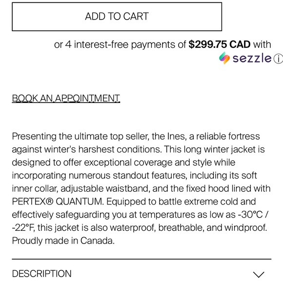 QUARTZ Ines hooded down winter jacket - Picture 6 of 8